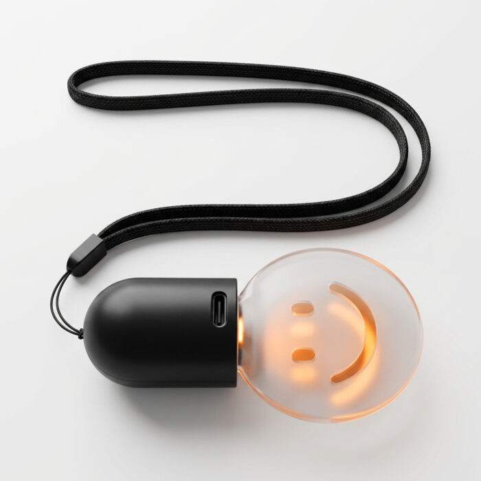 تعليقة مرآة مزودة بإضاءة LED